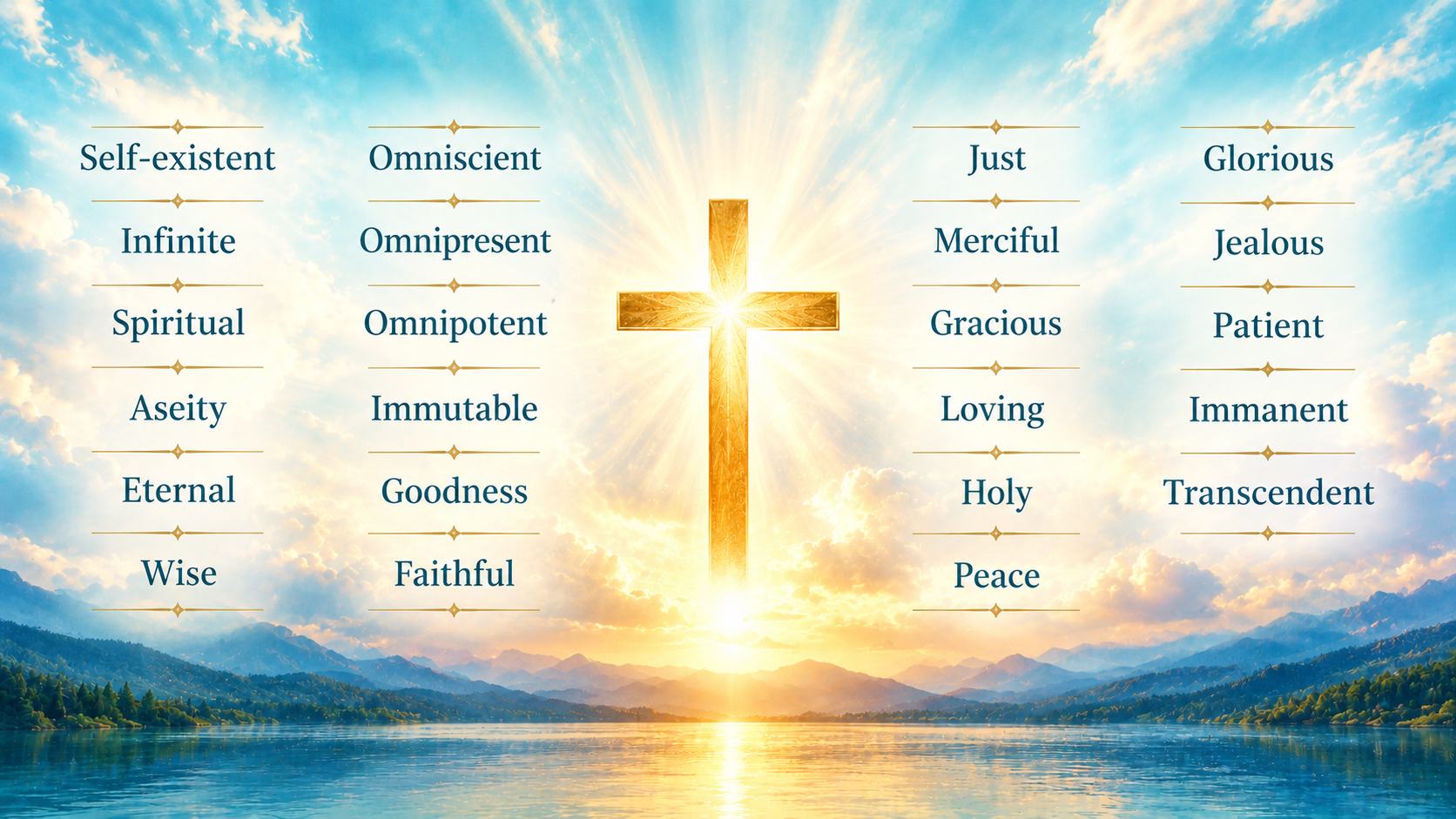 The Fullness of His Character: 23 Divine Attributes of God
